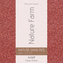 Nature Sand RED sugar 2Kg 네이처 샌드 레드 슈가 2kg (0.2mm~0.4mm)